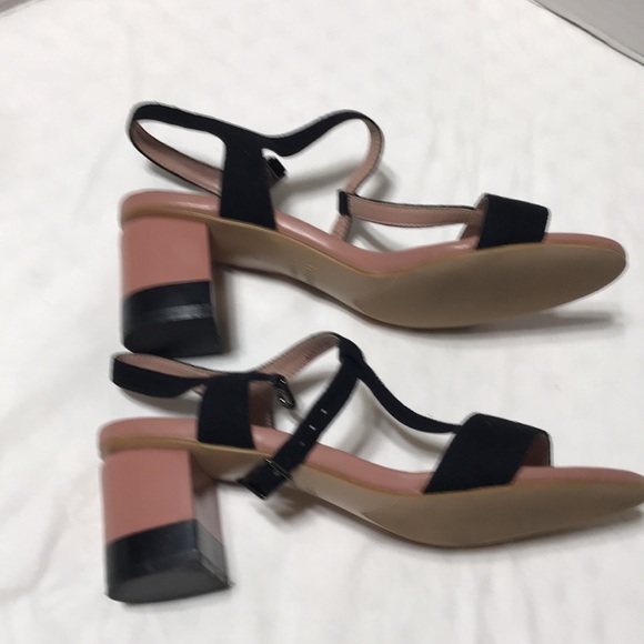 Inman suede leather sandals with rounded heel. EUC - Picture 4 of 6